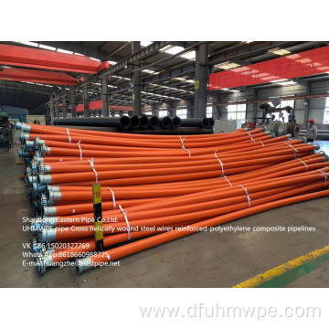 Mesh steel skeleton composite pipe supply pipe